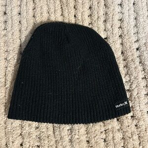 Hurley Black Knit Beanie